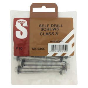 Builders M5.5 x 65 mm Self Drill Class 3 10 Pack — SA Home Builder Store