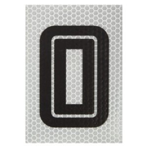 Builders Vinyl Reflective Number 0 White - Exclusive to Builders — SA Home Builder Store