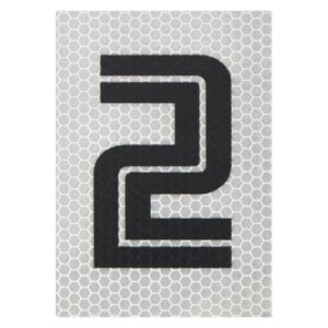 Builders Vinyl Reflective Number 2 White - Exclusive to Builders — SA Home Builder Store