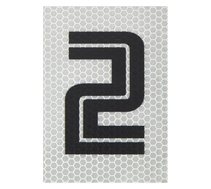 Builders Vinyl Reflective Number 2 White - Exclusive to Builders — SA Home Builder Store