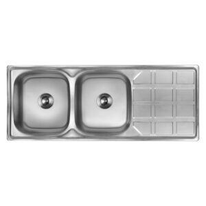 Cam Africa Anti-scratch Sink DEB Silver 1200 x 480 mm Including 90 mm — SA Home Builder Store