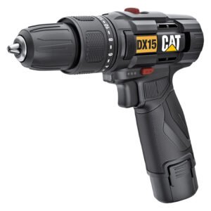 CAT 12 V Cordless Impact DIY Drill - 10 mm Keyless Chuck, 30 Nm Torque, Lightweight Compact Design (DX15) — SA Home