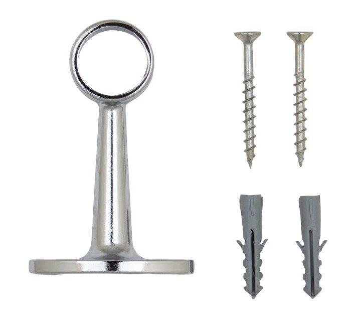 Centre Bracket Chrome 19 mm — SA Home Builder Store
