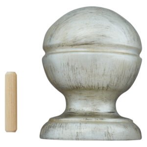 Classic Finial Ball Silver 63 mm — SA Home Builder Store