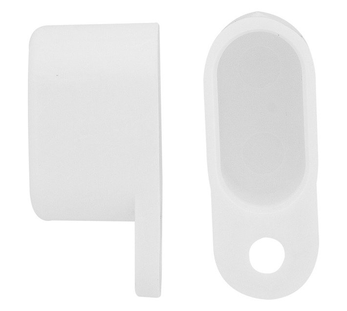 Clipper 2 x Push On End Stop White — SA Home Builder Store