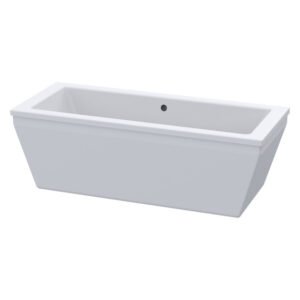 Cobra Cubo Skirted Freestanding Bath White 1700 x 700 x 470 mm — SA Home Builder Store