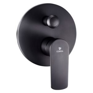 Cobra Seine Ebony Concealed Diverter Mixer Tap Black 147 x 189.5 mm — SA Home Builder Store