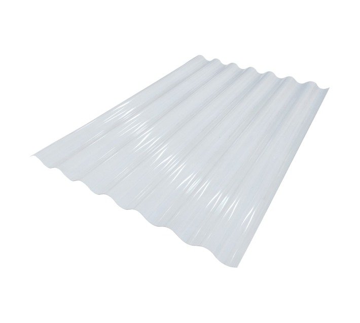 Corrugated 456 mm Polycarbonate Sheet Clear 3600 mm — SA Home Builder Store