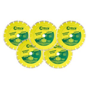 D-Tech Diamond Blade Segmented 230 x 22.23 mm — SA Home Builder Store