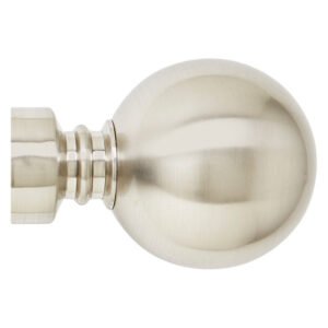 DD ROD SOLID BALL FINIAL 25MM SILVER — SA Home Builder Store