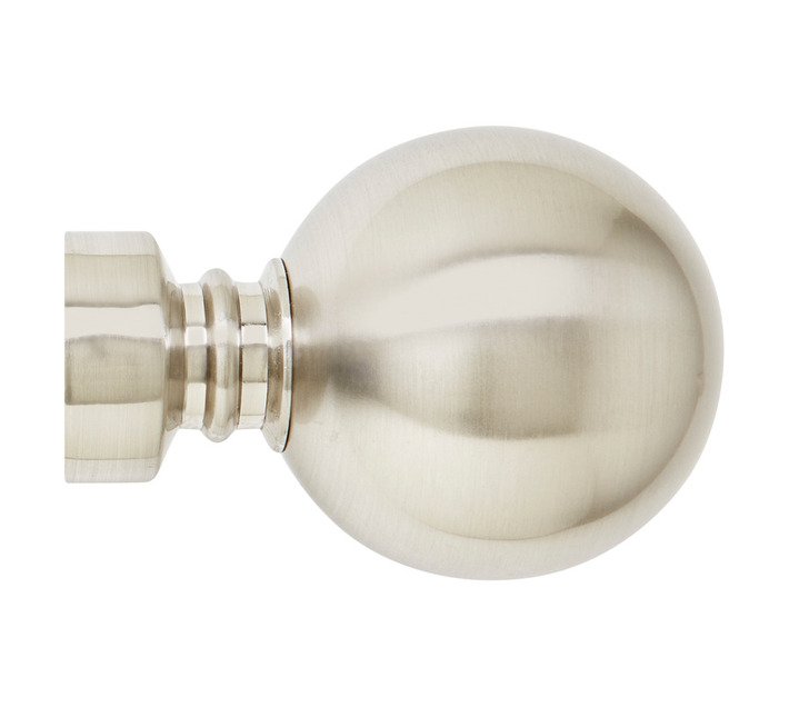 DD ROD SOLID BALL FINIAL 25MM SILVER — SA Home Builder Store