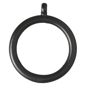 Decor Depot 10 x Plastic Rod Rings Black 25 mm — SA Home Builder Store