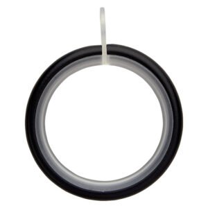 Decor Depot 10 x Rod Metal Rings Black 25 mm — SA Home Builder Store