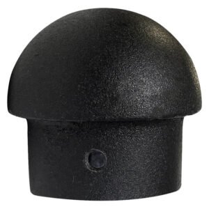 Decor Depot Curtain Rod Dome End Cap Black 25 mm — SA Home Builder Store