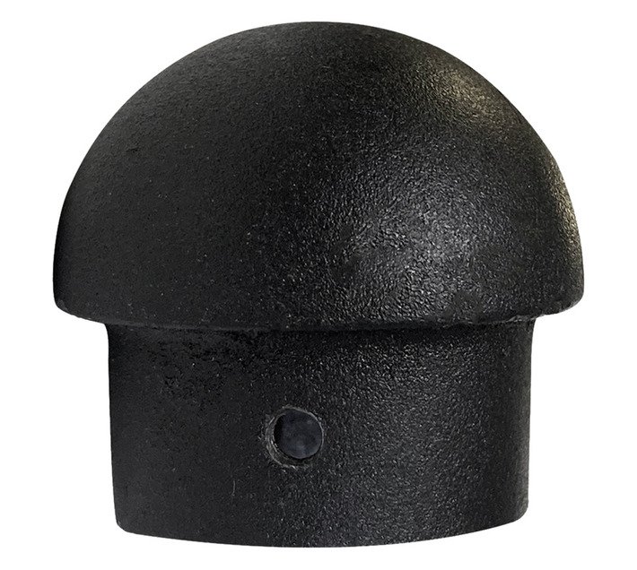 Decor Depot Curtain Rod Dome End Cap Black 25 mm — SA Home Builder Store