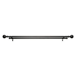 Decor Depot Double Extendable Ball Rod Black 25 - 19 mm x 1600 mm — SA Home Builder Store