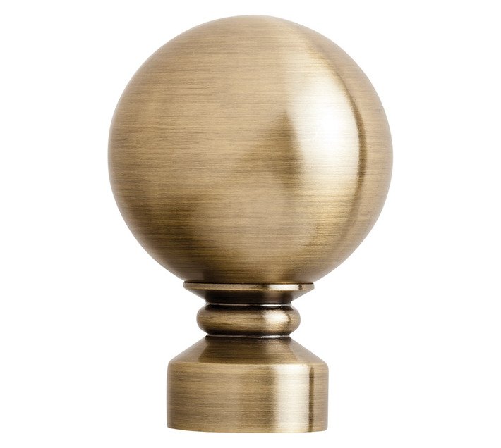 Decor Depot Rod Ball Finial Bronze 25 mm — SA Home Builder Store