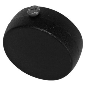 Decor Depot Rod Collar Finial Black 25 mm — SA Home Builder Store