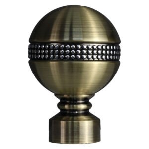 Decor Depot Rod Stud Ball Finial Bronze 25 mm — SA Home Builder Store