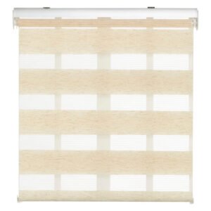 Decor Depot Zebra Roller Blind Natural 600 x 1000 mm — SA Home Builder Store