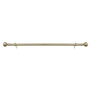 Design Depot Expanding Single Curtain Rod with Metal Ball Finial Bronze 2200 x 28 mm — SA Home Builder Store