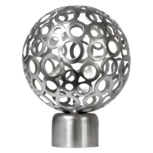 Design Depot Rod Mesh Ball Finial Silver 25 mm — SA Home Builder Store