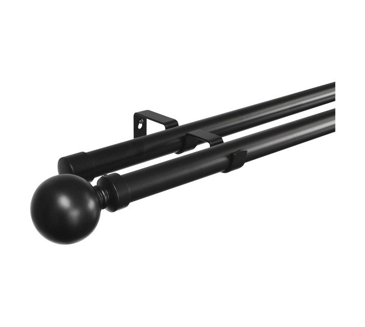 Design Depot Steel Curtain Rod Black — SA Home Builder Store