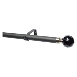 Design House 28PSC3MB Single 28 mm Crystal Pole Set Black 3000 mm — SA Home Builder Store