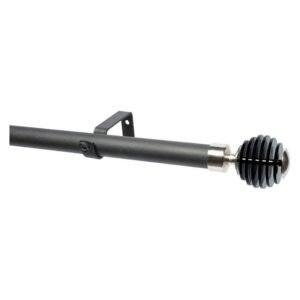 Design House 28PSS3MB Single 28 mm Stacked Pole Set Black 3000 mm — SA Home Builder Store