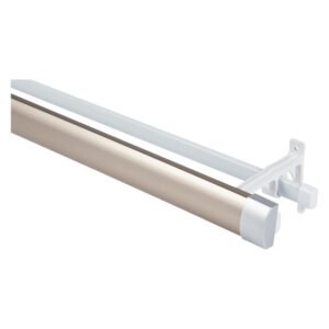 Design House 40 mm Double Rod and Track Champagne 1500 mm — SA Home Builder Store