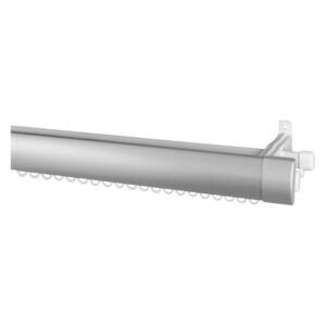 Design House 40 mm Double Rod and Track Metallic Silver 1500 mm — SA Home Builder Store