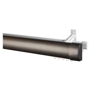 Design House 40PP2S Double 40 mm Rod and Track Metallic Silver 2500 mm — SA Home Builder Store