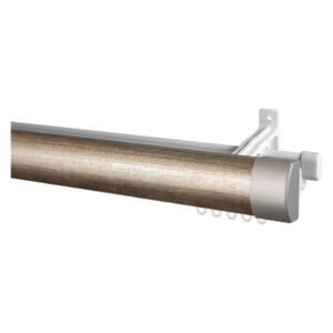 Design House 40PP3D Double 40 mm Rod and Track Champagne 2000 mm — SA Home Builder Store