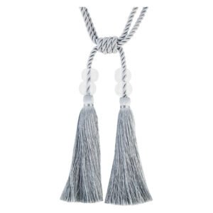 Design House Curtain Tieback with 2 Tassles Silver — SA Home Builder Store