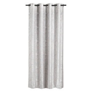 Design House Eyelet Zoey Curtain Silver 2300 x 2230 mm — SA Home Builder Store
