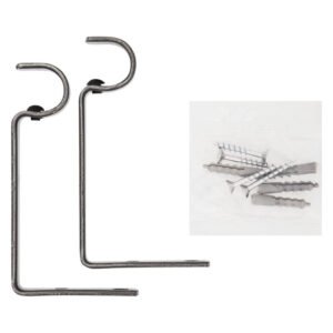 Design House Gothic 2 x Single Wall Brackets Gun Metal 22 mm — SA Home Builder Store