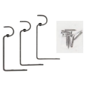Design House Gothic 3 x Single Wall Brackets Gun Metal 22 mm — SA Home Builder Store