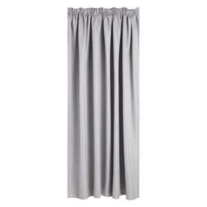 Design House Hazel Taped Curtain Silver 2300 x 2180 mm — SA Home Builder Store