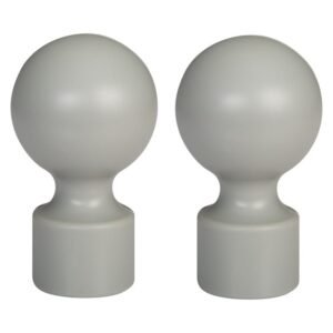 Design House N34FBG Finial Ball Grey 30 x 10 x 6.5 mm — SA Home Builder Store