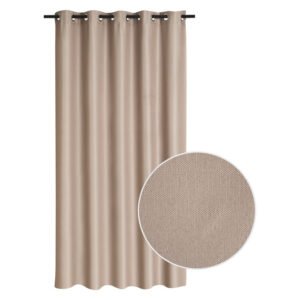 Design House Plain Weave Eyelet Curtain 2300 x 2500 mm — SA Home Builder Store