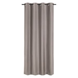 Design House Plain Weave Eyelet Curtain Gun Metal 1400 x 2230 mm — SA Home Builder Store