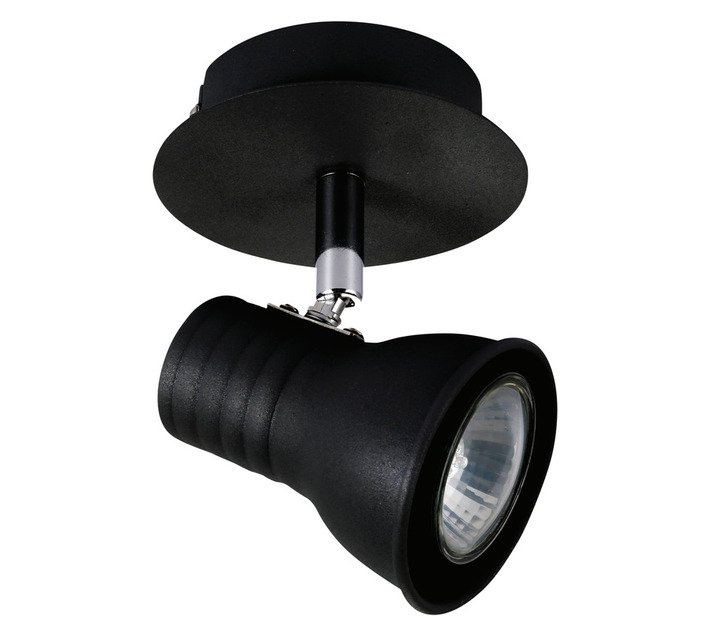 Design House Round Bedside Spotlight - Matt Black — SA Home Builder Store