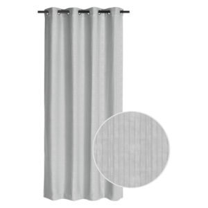 Design House Sheer Chenille Eyelet Curtain Light Grey 2500 x 2300 mm — SA Home Builder Store