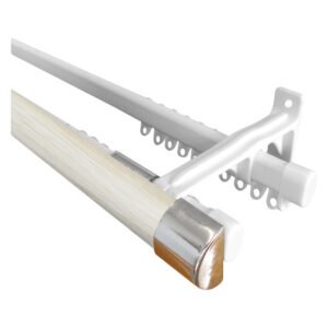 Double Rod and Track Chalkwash 33 x 1500 mm — SA Home Builder Store