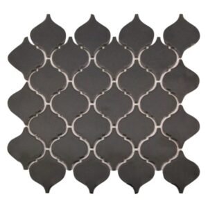 Douglas Jones Gloss Lantern Mosaic Tile Black 293 x 245 mm — SA Home Builder Store