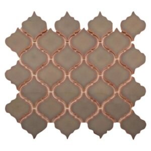 Douglas Jones Twilight Gloss Lantern Mosaic Tile Brown/Green 275 x 245 mm — SA Home Builder Store