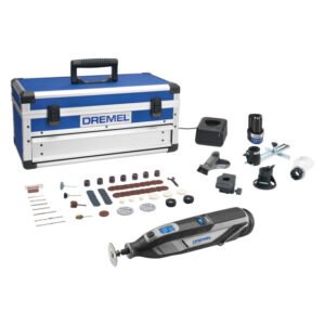 Dremel 8240-3/45 Cordless Rotary Tool Kit - 12V High-Performance Multi-Tool with 3 Attachments, 45 Accessories, and