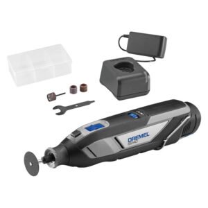 Dremel 8240-5 Cordless Rotary Tool Kit - 12V High-Performance Multi-Tool with 2.0Ah Battery, Charger, and 5