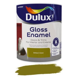 Dulux Gloss Enamel Paint Brilliant Green 1 L — SA Home Builder Store