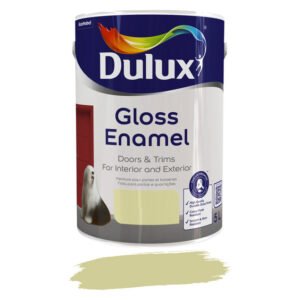 Dulux Gloss Enamel Paint Cream 5 L — SA Home Builder Store